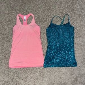 Bundle: 2 Ivviva (lululemon) tanks - Cool Racerback & Power Y